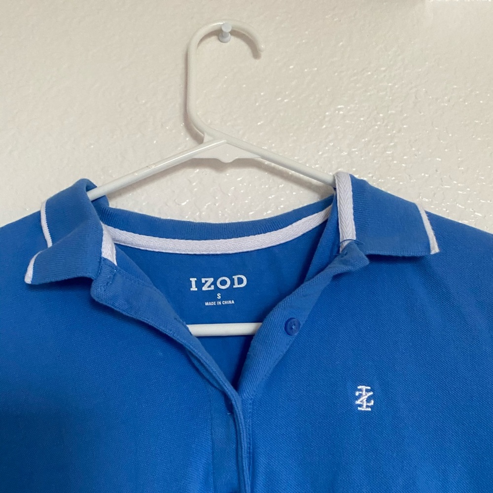 Izod Blue Golf Shirt
